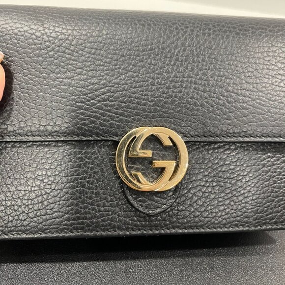 Gucci Black Pebble Leather WOC - Gold Hardware (171007) - Picture 2 of 8